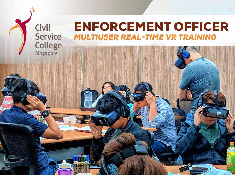 Civil Service College Enforcement VR Simulation