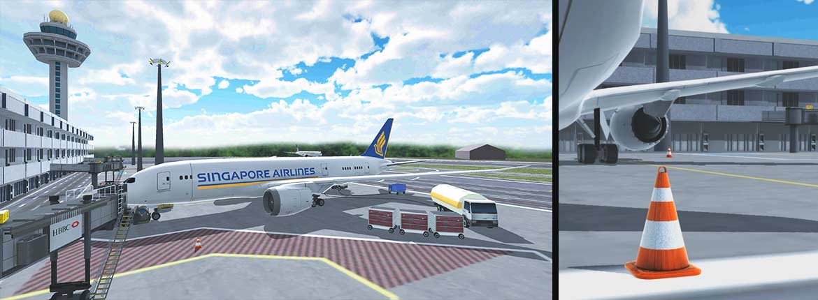 Changi Airport Group - Airside Simulation Awareness Training in Virtual Reality, Application by VizioFly