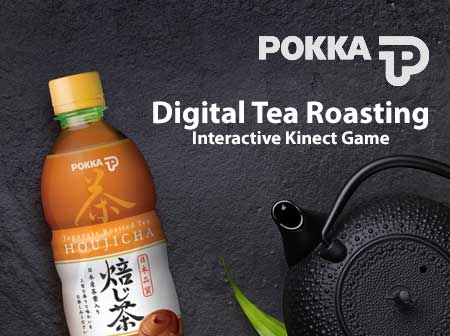 Pokka Digital Tea Roasting Interactive Kinect Game Thumbnail