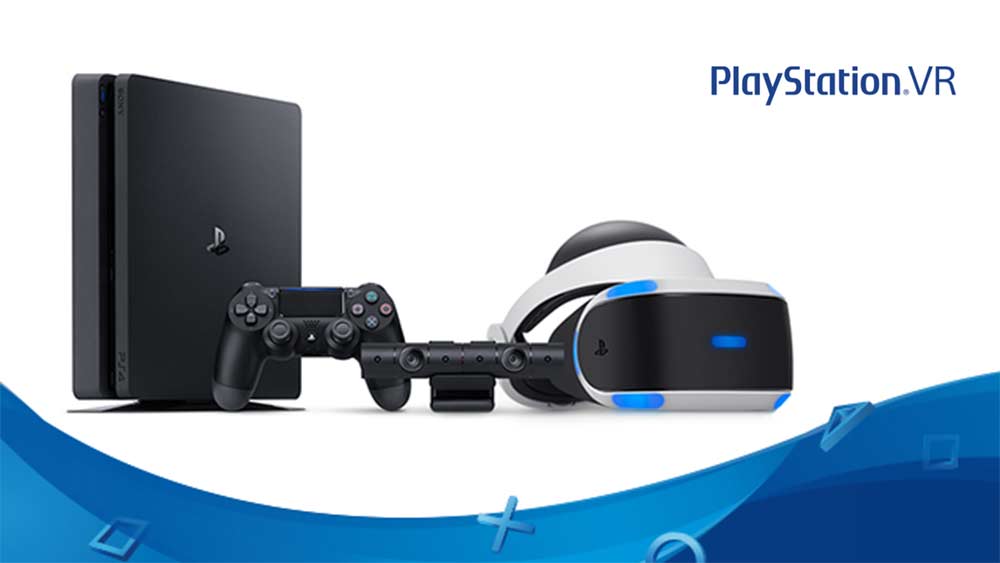 PSVR Thumbnail Image with PS Console by the side